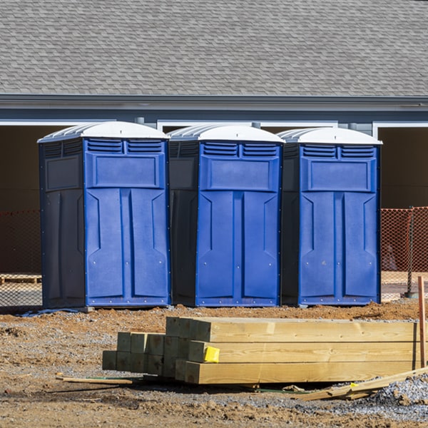 is there a specific order in which to place multiple portable toilets in Koshkonong Wisconsin